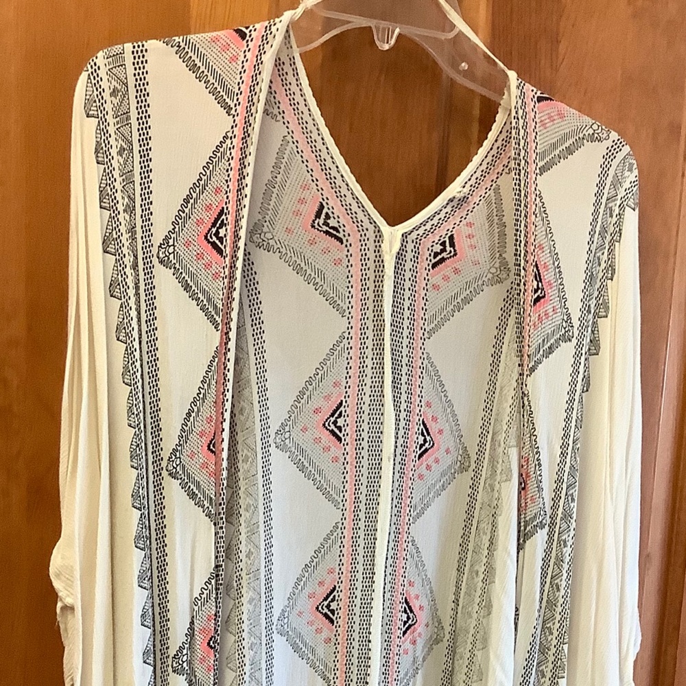 Long kimono style top